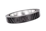 AERIS Intelli-Core® MAX Ring Adapter, a silver magnetic adapter ring enhancing AERIS device performance with Intelli-Core® MAX compatibility for optimized dabbing experience.