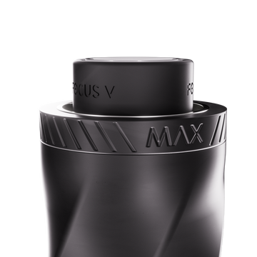 AERIS Intelli-Core MAX Ring Adapter, a sleek black magnetic adapter for enhancing AERIS device performance with Intelli-Core® MAX compatibility, ensuring improved vapor and flavor.