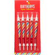 BirthJay - 5 units: Pre-rolled joint birthday candles designed for cannabis enthusiasts, offering a creative, fun way to celebrate special occasions with style and personalization.