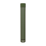 Aluminum Doob Tube, a green cylindrical container with a cap, designed for odor-proof herb storage, made from durable aircraft-grade aluminum for protection and style.