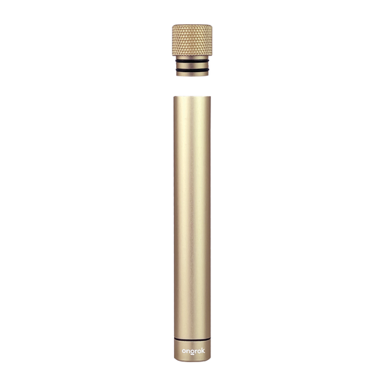 Premium Aluminum Doob Tube, a compact, durable storage solution for herbs, featuring a friction-fit cap for easy access, made from aircraft-grade aluminum.