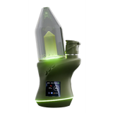 CARTA 2 Smart Electric Dab Rig with OLED screen, showcasing its sleek design and advanced features like a 360° heating element for efficient vaporization.