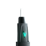 Saber Electric Dab Tool featuring an ergonomic black design with a green LED spotlight, USB-C charging, and easy one-button operation for precise control.