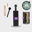 Large CannaMold - Fits 7-14g, featuring a black handle, purple switch, and innovative design for creating tightly packed, slow-burning cannagars with built-in airflow.