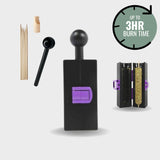 Small CannaMold - Fits 3.5-7g, featuring a purple knob and innovative design for crafting premium, slow-burning cannagars or Thai sticks, enhancing smoking sessions.