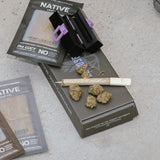 Personal CannaMold - Fits 2-4g, a compact tool designed for creating dense, slow-burning cannagars, visible in its packaging with included accessories for assembly.