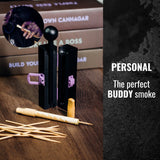 Personal CannaMold - Fits 2-4g: A close-up of the compact mold designed for creating slow-burning cannagars with a built-in airflow hole for smooth hits.