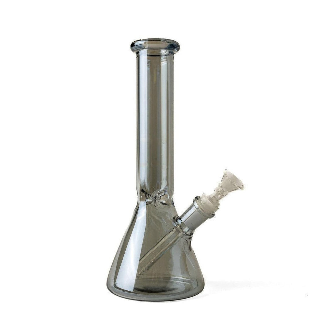 10 Glass Beaker Bong - Color Collection, featuring a classic beaker base, crafted from durable borosilicate glass with built-in ice pinch for smoother pulls.