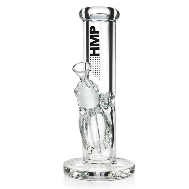 10 Glass Straight Bong from the Heavy Duty Collection featuring a sturdy, thick glass tube and simple design for smooth smoking and easy cleaning.