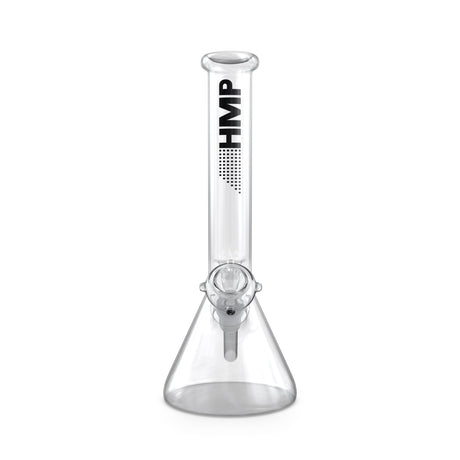 16 Glass Beaker Bong with clear borosilicate glass, beaker base, ice pinch for cooling, designed for smooth, enjoyable smoking experience.