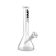 16 Glass Beaker Bong featuring a clear borosilicate glass design with a beaker base and integrated ice pinch for a smooth smoking experience.