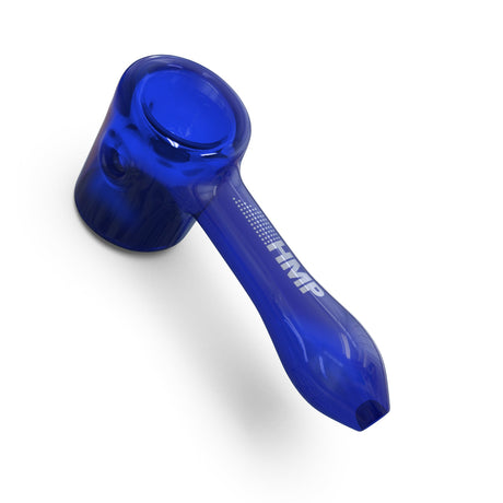 4.5 Glass Pipe - Hammer with a blue plastic handle, designed for smooth hits and easy portability, ideal for both beginners and experienced smokers.