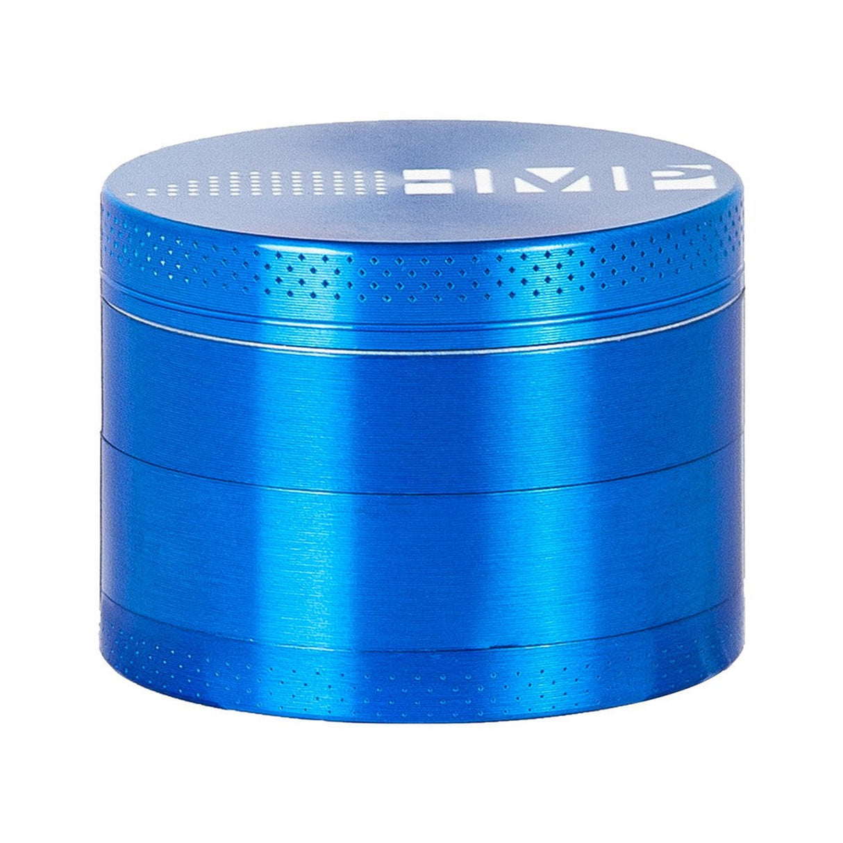 4pcs Metal 2.2 Magnetic Grinder, a blue cylindrical device with white text, designed for efficient herbal grinding with a secure magnetic cap.