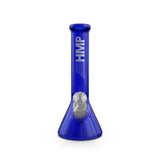 8 Glass Beaker Bong from the Premier Color Collection, featuring a compact design with a cobalt blue finish and durable borosilicate glass construction.