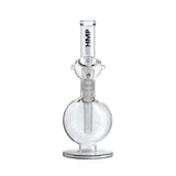 8 Glass Pedestal Bong - Clear Collection featuring a sleek design, crafted from premium borosilicate glass with a built-in ice pinch for smoother pulls.