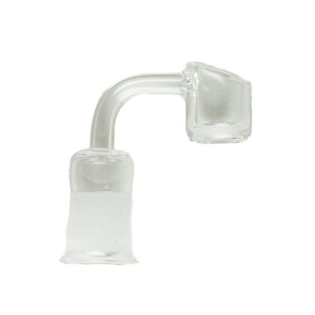 Quartz Banger - 90 Degree - Polished, designed with a 22mm bucket and 14mm female joint, ideal for enhancing dabbing with excellent heat retention and durability.