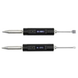 Pair of screwdrivers featuring a digital display, showcasing the HoneyStick Dab Temp Reader designed for precise temperature control in dabbing sessions.