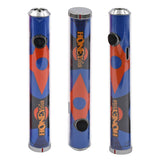 Twist 510 Thread Battery Push-Button & AutoDraw, showcasing cylindrical vape batteries with a twist knob for voltage adjustment, designed for universal cartridge compatibility.