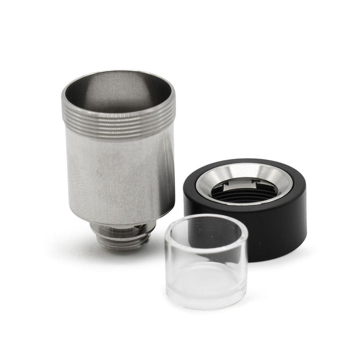 Close-up of the Wax Atomizer Replacement for Ripper E Rig, featuring a metallic cylindrical design, essential for enhancing dabbing efficiency and performance.