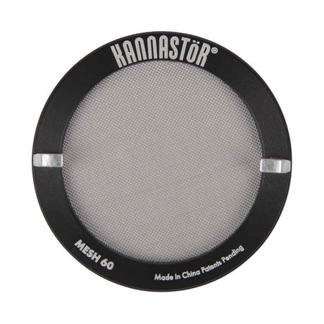 Grinder Screen - 60 Mesh Stainless Steel: Close-up of circular mesh screen, designed for Kannastör Grinders, offering easy customization and long-lasting functionality.