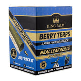 Mini Pre Rolled Cones - 2 pack - 20 units - Berry Terps Flavoured, featuring a terpene-infused flavor capsule for enhanced blueberry aroma and taste.