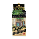 Mini Pre-Rolled Cones (5 pack) - Carton of 15, featuring Cordia leaf cones for smooth, slow burn; includes a packing stick for easy filling.