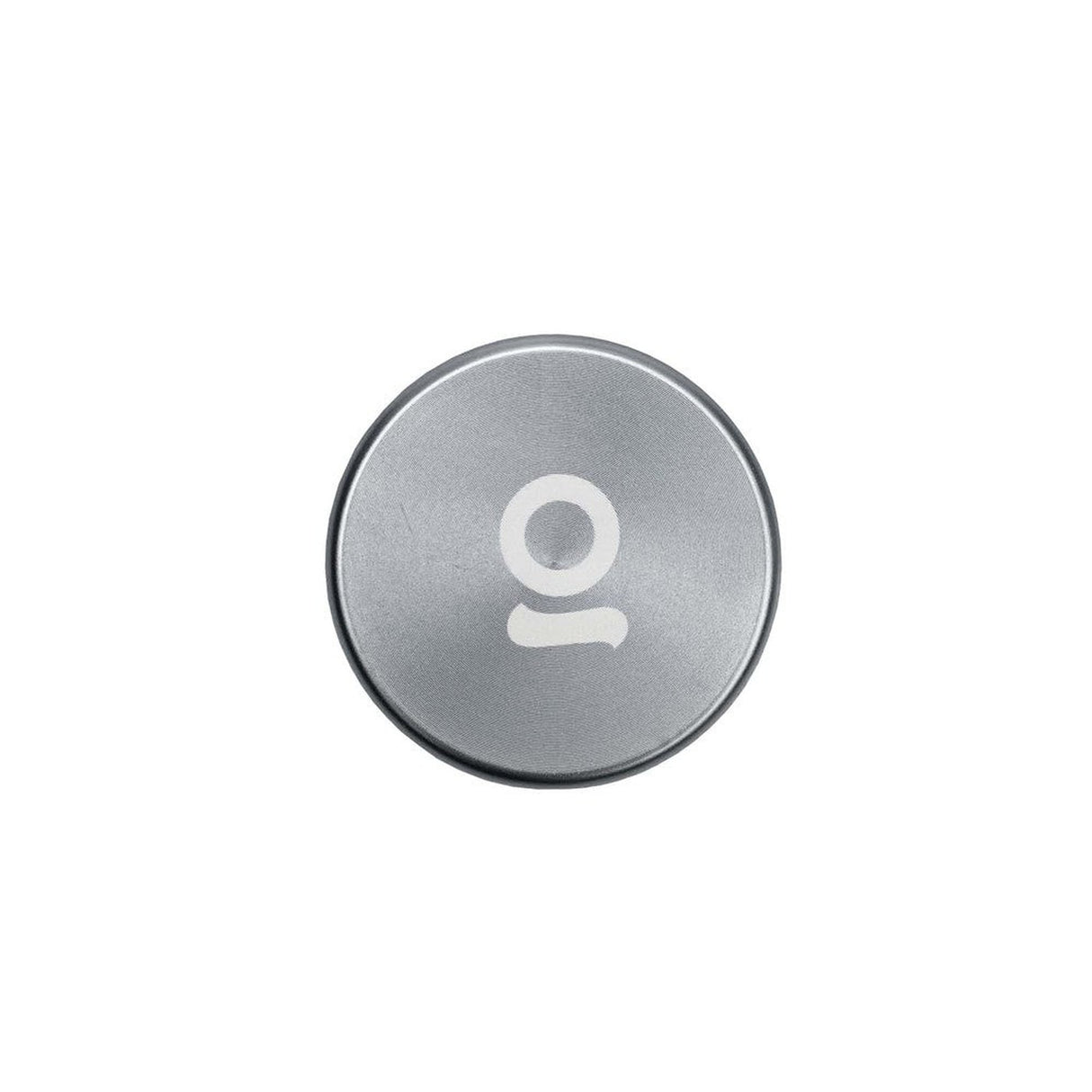 2pcs Metal 2 Magnetic Grinder, round with a silver finish, featuring a white logo and precision-engineered for durability and efficient herb grinding.