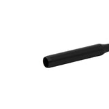 Aluminum Taster Bat; a compact, sleek black cylindrical smoking tool, designed for durability and discretion, made from high-quality anodized aluminum, perfect for on-the-go use.