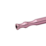 Aluminum Taster Bat, a sleek, compact 2.0 smoking tool with a pointy tip, constructed from durable anodized aluminum, designed for portability and discretion.