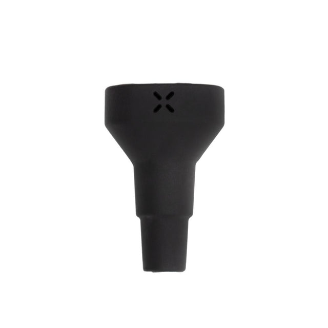 PAX Water Pipe Adapter (Black) close-up, showing its sleek design for connecting PAX devices to water pipes, enhancing vaping with smooth, water-cooled vapor.