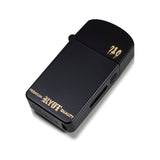 710 FLIP Oil Battery Kit, a sleek black gadget with gold text, designed for versatile use with 510 carts, includes vaporizer, tank, and accessories.