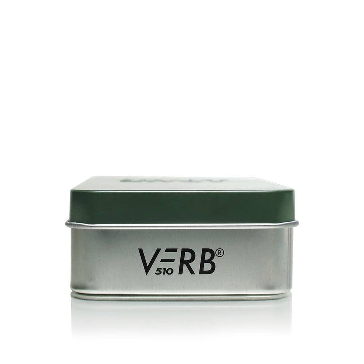 VERB 510 Thread Battery with a metallic box design, featuring a sleek lid, ideal for 510 threaded cartridges, offering multiple power modes and a pre-heat function.