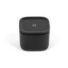 Stash Jar - Small: Black square design with white X, crafted from airtight aluminum, ideal for discreet, smell-proof herb storage, protecting contents from sunlight.