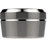 Dosing Capsules - Pack of 40 in a sleek silver container with lid, designed for efficient herb preparation and storage.