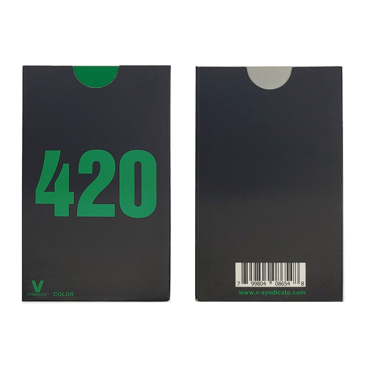 Grinder Card - 420 displayed in packaging, showcasing its sleek, portable design for on-the-go herb grinding. Fits easily into wallets for convenience.