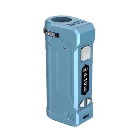 UNI Pro Digital Box Mod 510 Thread Battery, featuring a compact design with an OLED display for precise voltage control and universal cartridge compatibility, ideal for portable vaping.