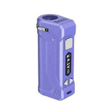 UNI Pro Digital Box Mod 510 Thread Battery, featuring an OLED screen, precision voltage control, and buttons, designed for enhanced cartridge vaping experiences.