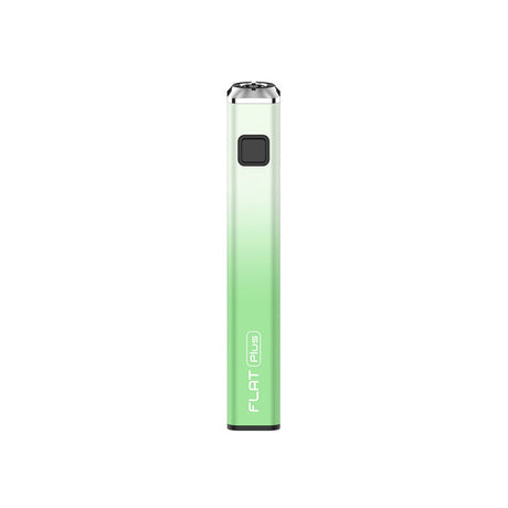 510 Thread Battery - Premium Flat Plus Edition - 20 units, featuring a sleek, square design with a visible green and silver electronic cigarette body.