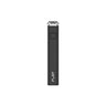 Yocan Flat Edition 510 Thread Battery, a square black vaporizer with silver top, featuring a square power button for voltage settings and USB Type-C charging.