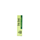 King Slim Hemp Rolling Paper box with Zig-Zag® logo, featuring organic hemp fibers for a clean, slow burn, ensuring quality and sustainability in smoking.