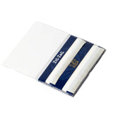 Single Wide Blue Rolling Paper, featuring a blue and white box, showcases the iconic Zig-Zag White Kutcorners design with a visible logo.